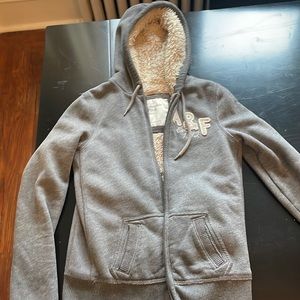 Abercrombie and Fitch fluffy sweatshirt and hoodie